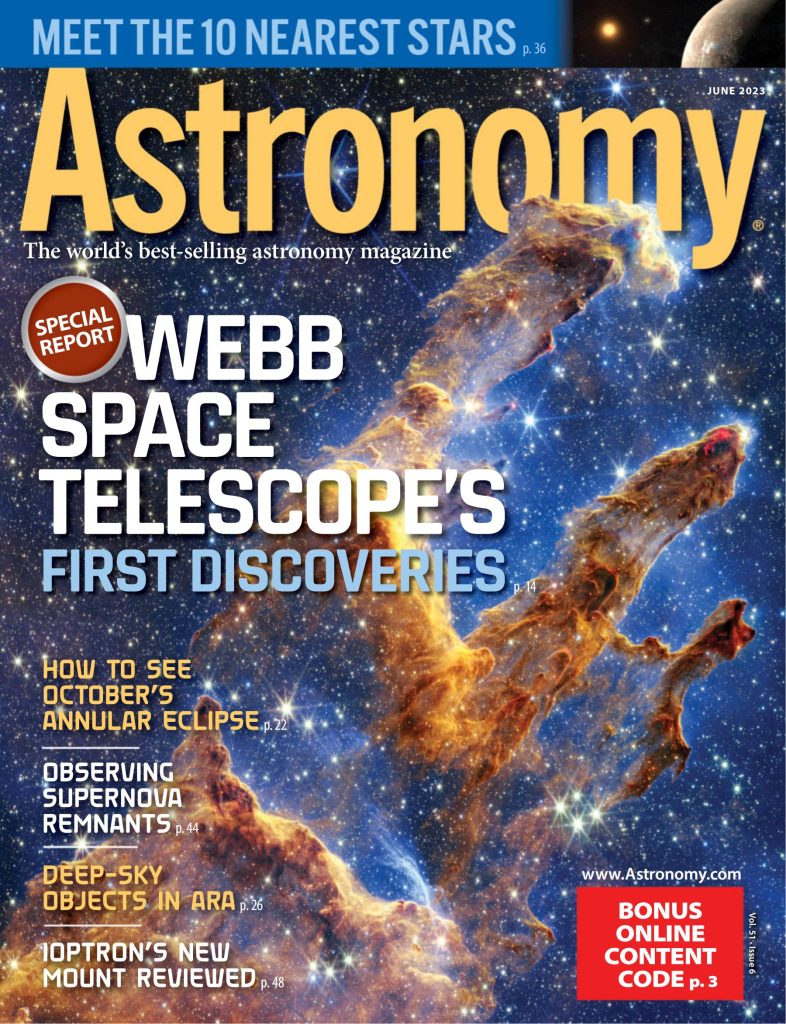 Astronomy[美]天文学2023.06期PDF电子版杂志订阅下载-易外刊-英语外刊杂志电子版PDF下载网站