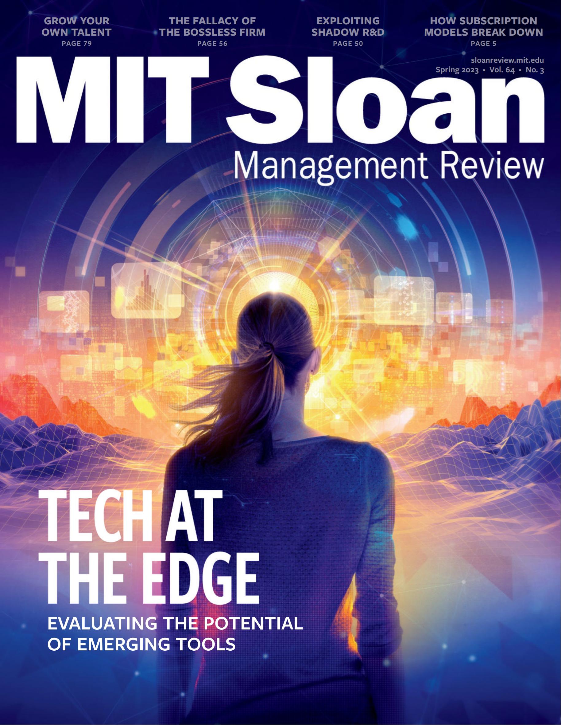 MIT Sloan Management Review Spring 2023[美国] 麻省-斯隆管理评论-易外刊-英语外刊杂志电子版PDF下载网站