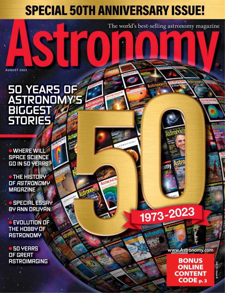 Astronomy-天文学杂志下载2023.08期电子版pdf网盘订阅-易外刊-英语外刊杂志电子版PDF下载网站