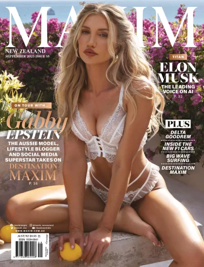 MAXIM[新西兰]马克西姆杂志2023.09月刊下载pdf电子版网盘订阅-易外刊-英语外刊杂志电子版PDF下载网站