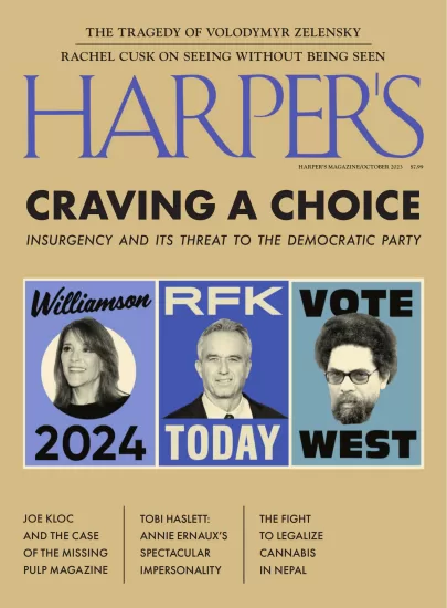 Harper’s Magazine-哈珀杂志下载2023.10月刊电子版pdf网盘订阅-易外刊-英语外刊杂志电子版PDF下载网站