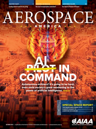 Aerospace America-美国航空航天杂志2023.10月刊下载电子版PDF网盘订阅-易外刊-英语外刊杂志电子版PDF下载网站