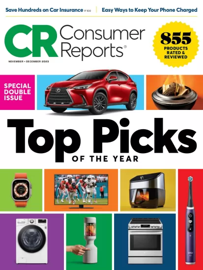 Consumer Reports-消费者报告——年度精选2023.11&12月刊下载PDF电子版网盘订阅-易外刊-英语外刊杂志电子版PDF下载网站