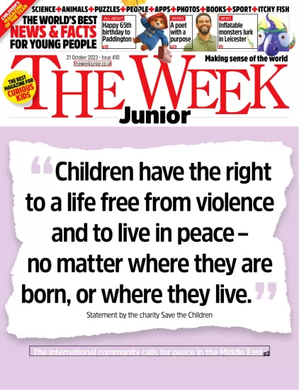 The Week Junior[英国]青少年周刊杂志2023.10.21期下载PDF电子版网盘订阅-易外刊-英语外刊杂志电子版PDF下载网站