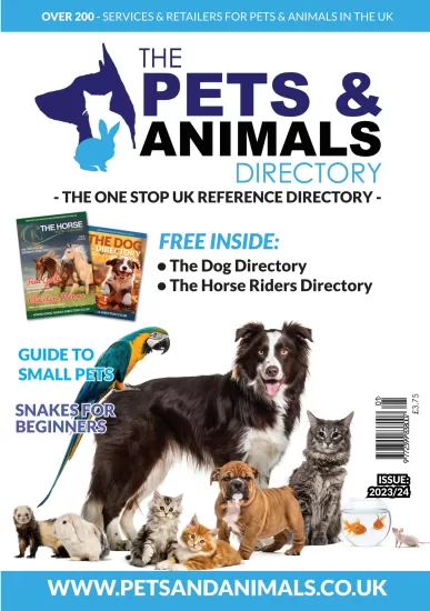 The Pets & Animals Director-宠物和动物目录杂志2023/2024年下载PDF电子版订阅-易外刊-英语外刊杂志电子版PDF下载网站