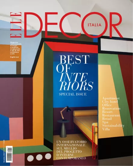 Elle Decor Italia[意大利]2023.11月刊室内设计杂志PDF电子版订阅下载-易外刊-英语外刊杂志电子版PDF下载网站