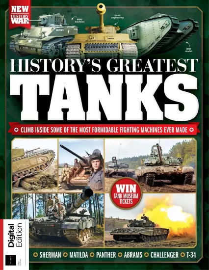 History Of War : History’s Greatest Tanks-战争史：历史上最伟大的坦克2023年第1版-易外刊-英语外刊杂志电子版PDF下载网站
