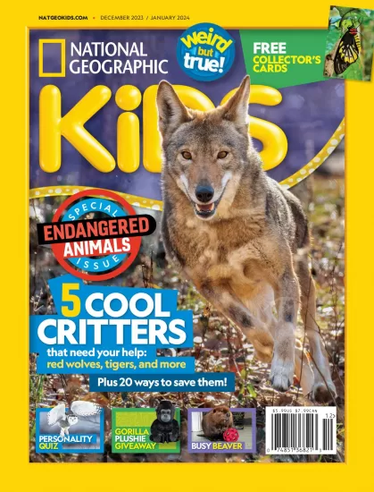 National Geographic Kids-美国国家地理儿童版杂志2023.12&2024.01月刊下载PDF订阅-易外刊-英语外刊杂志电子版PDF下载网站