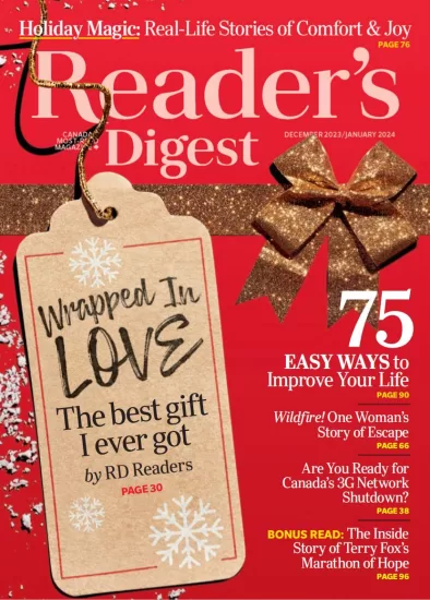 Readers Digest [加拿大]读者文摘杂志2023.12&2024.01月刊下载PDF电子版网盘订阅-易外刊-英语外刊杂志电子版PDF下载网站