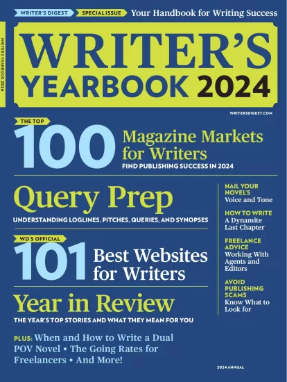 Writer’s Digest-作家文摘杂志2024年鉴下载PDF电子版网盘订阅-易外刊-英语外刊杂志电子版PDF下载网站