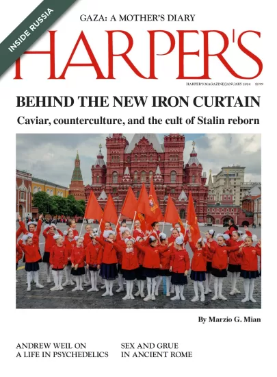 Harpers Magazine-哈珀杂志2024.01月号下载电子版PDF网盘订阅-易外刊-英语外刊杂志电子版PDF下载网站