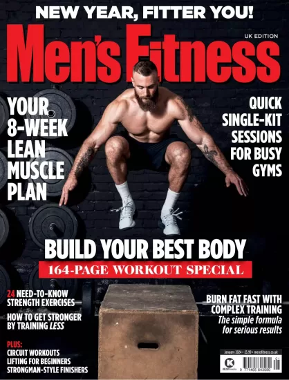 Men’s Fitness-男士健身杂志2024.01月号下载PDF电子版订阅-易外刊-英语外刊杂志电子版PDF下载网站