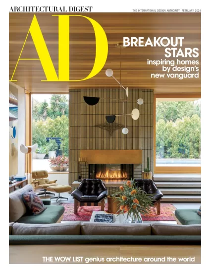 Architectural Digest-建筑文摘杂志2024.02月号下载电子版PDF网盘订阅-易外刊-英语外刊杂志电子版PDF下载网站