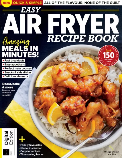 Easy Air Fryer Recipe Book-食谱书2024年第2版-易外刊-英语外刊杂志电子版PDF下载网站