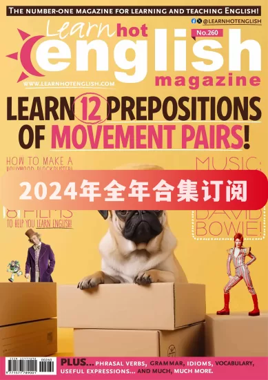 Learn Hot English-流行英语杂志2024年全年合集电子版下载高清PDF网盘订阅-易外刊-英语外刊杂志电子版PDF下载网站