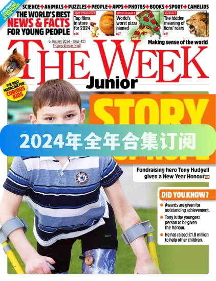 The Week Junior-青少年周刊杂志2024年全年合集下载PDF高清电子版网盘订阅-易外刊-英语外刊杂志电子版PDF下载网站