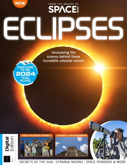 All About Space Eclipses-关于太空日食的一切2024年第1版-易外刊-英语外刊杂志电子版PDF下载网站