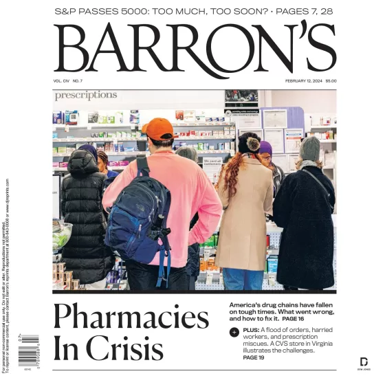 Barrons-巴伦周刊杂志2024.02.12期下载电子版PDF网盘订阅-易外刊-英语外刊杂志电子版PDF下载网站