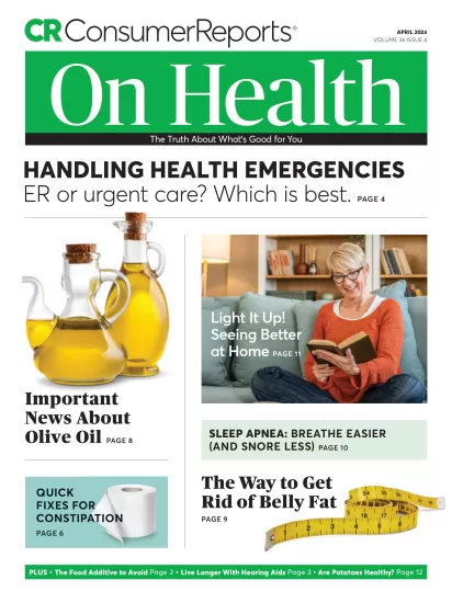 Consumer Reports On Health-消费者健康报告2024.04月号下载PDF电子版订阅-易外刊-英语外刊杂志电子版PDF下载网站