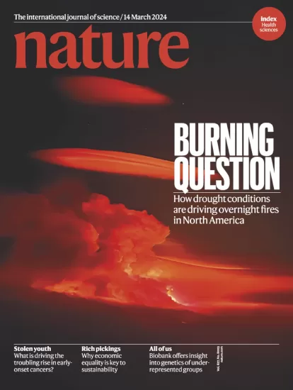 Nature-自然杂志2024.03.14期下载PDF电子版网盘订阅-易外刊-英语外刊杂志电子版PDF下载网站