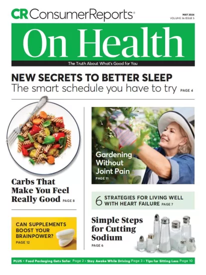 Consumer Reports On Health-消费者健康报告2024.05月号下载PDF电子版订阅-易外刊-英语外刊杂志电子版PDF下载网站