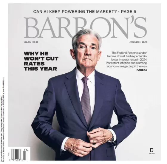 Barrons-巴伦周刊2024.06.03期下载电子版PDF网盘杂志订阅-易外刊-英语外刊杂志电子版PDF下载网站