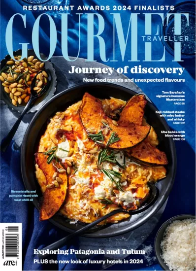 Australian Gourmet Traveller-澳大利亚美食旅行者2024年8月号下载PDF电子版-易外刊-英语外刊杂志电子版PDF下载网站