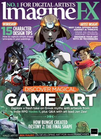 ImagineFX-科幻数位艺术设计杂志2024第242期下载电子版PDF订阅-易外刊-英语外刊杂志电子版PDF下载网站