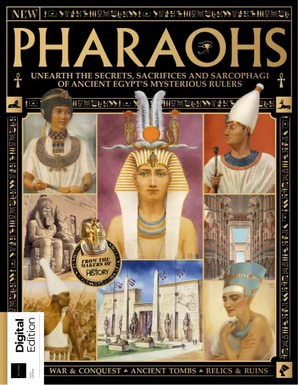 All About History – Book of Pharaohs-关于历史的一切——法老之书第5版2024年-易外刊-英语外刊杂志电子版PDF下载网站