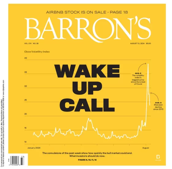 Barrons-巴伦周刊2024.08.12期下载电子版PDF网盘杂志订阅-易外刊-英语外刊杂志电子版PDF下载网站