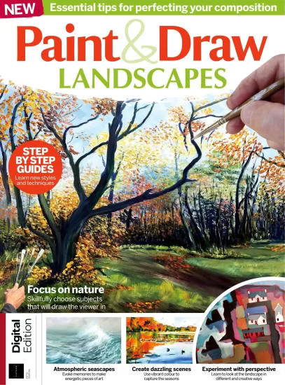 Paint & Draw-颜料与绘画——风景第5版2024年-易外刊-英语外刊杂志电子版PDF下载网站