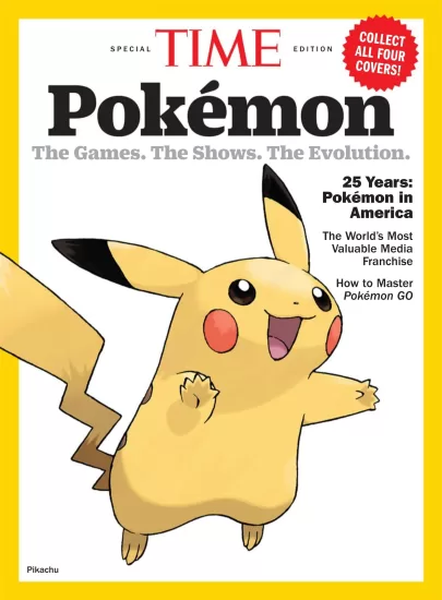 TIME：Pokemon 2024-时代周刊特辑：神奇宝贝/宝可梦-易外刊-英语外刊杂志电子版PDF下载网站