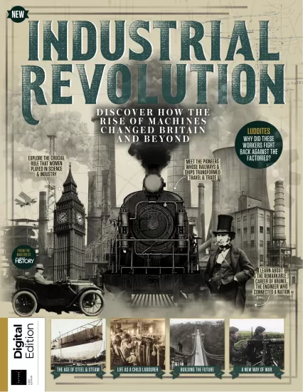 All About History Industrial Revolution – 1st Edition 2024 关于历史的一切 工业革命 – 2024 年第 1 版-易外刊-英语外刊杂志电子版PDF下载网站