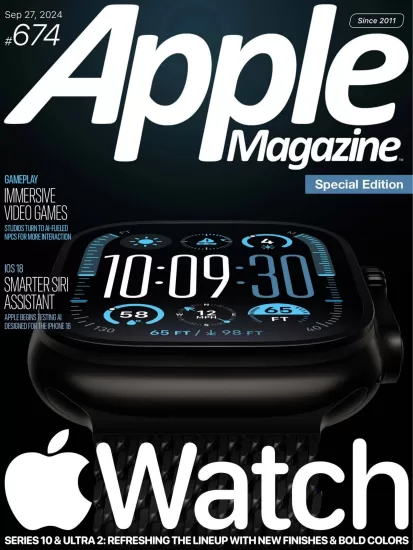 Apple Magazine-苹果周刊2024.09.27期电子版下载PDF网盘杂志Issue 673订阅-易外刊-英语外刊杂志电子版PDF下载网站