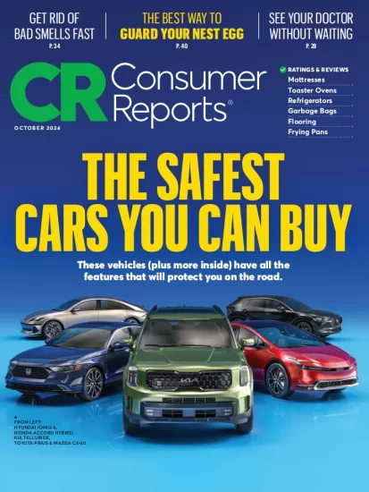 Consumer Reports-消费者报告2024.10月号下载PDF电子版杂志订阅-易外刊-英语外刊杂志电子版PDF下载网站