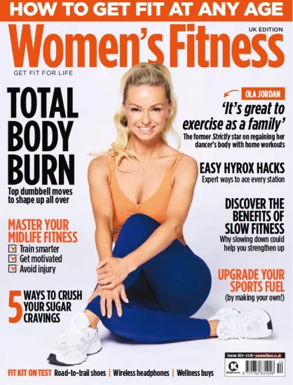 Women’s Fitness UK-女性健身杂志2024.10月号下载电子版PDF网盘订阅-易外刊-英语外刊杂志电子版PDF下载网站