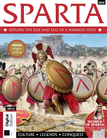 All About History – Book of Sparta, 6th Edition 2024 关于历史的一切 – 斯巴达之书，第 6 版 2024-易外刊-英语外刊杂志电子版PDF下载网站