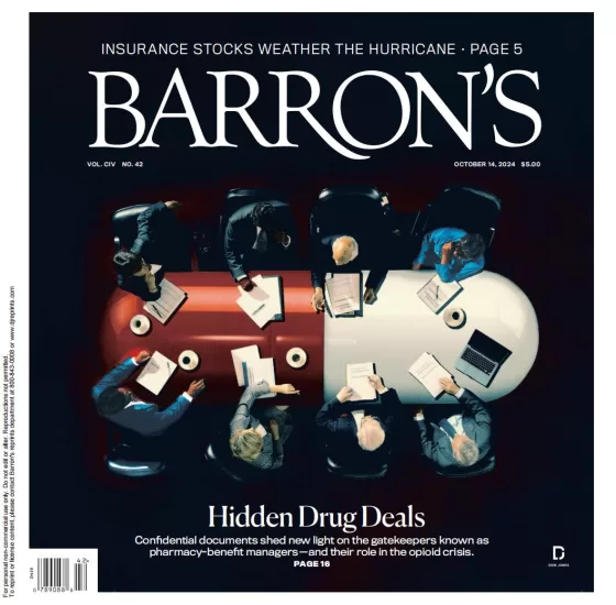 Barrons-巴伦周刊2024.10.14期下载电子版PDF网盘杂志订阅-易外刊-英语外刊杂志电子版PDF下载网站