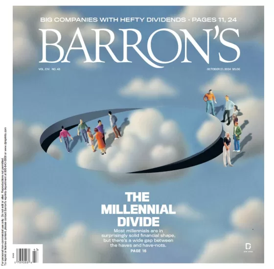 Barrons-巴伦周刊2024.10.21期下载电子版PDF网盘杂志订阅-易外刊-英语外刊杂志电子版PDF下载网站