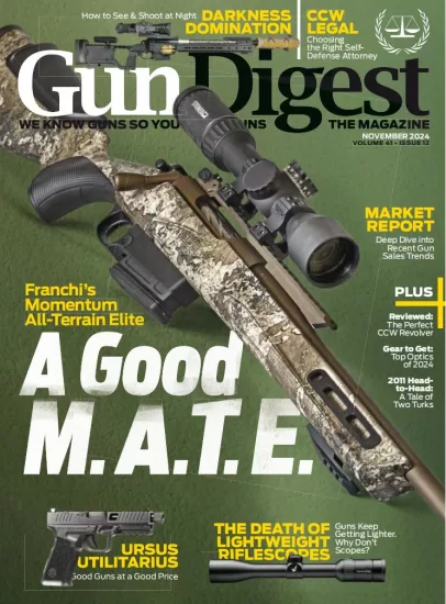 Gun Digest-枪支文摘2024.11月号下载PDF电子版网盘订阅-易外刊-英语外刊杂志电子版PDF下载网站