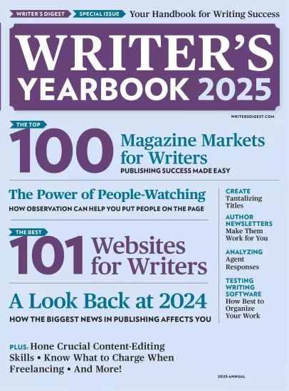 Writer’s Digest-作家文摘杂志2025年鉴下载PDF电子版网盘订阅-易外刊-英语外刊杂志电子版PDF下载网站