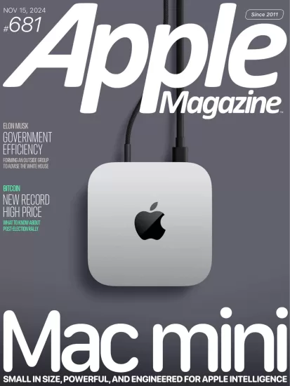 Apple Magazine-苹果周刊2024.11.15期电子版下载PDF网盘杂志Issue 681订阅-易外刊-英语外刊杂志电子版PDF下载网站