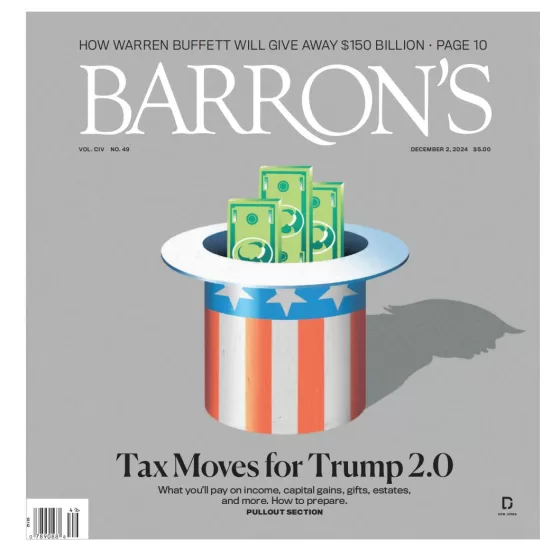 Barrons-巴伦周刊2024.12.02期下载电子版PDF网盘杂志订阅-易外刊-英语外刊杂志电子版PDF下载网站