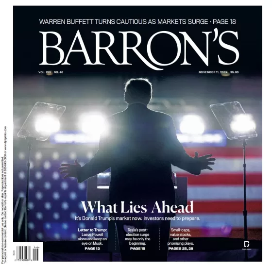 Barrons-巴伦周刊2024.11.11期下载电子版PDF网盘杂志订阅-易外刊-英语外刊杂志电子版PDF下载网站