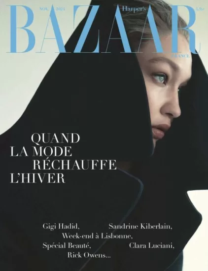 Harper’s Bazaar France-时尚芭莎2024.11月号下载订阅-易外刊-英语外刊杂志电子版PDF下载网站