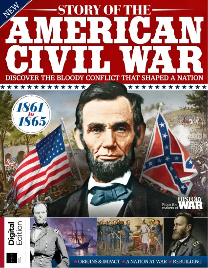 History of War – Story of the American Civil War, 9th Edition 2024 战争史-美国内战的故事，2024年第9版-易外刊-英语外刊杂志电子版PDF下载网站