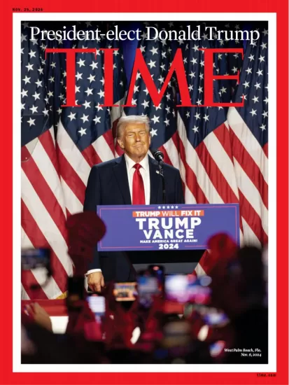 TIME[国际]时代周刊2024.11.25期下载电子版PDF网盘订阅-易外刊-英语外刊杂志电子版PDF下载网站