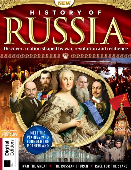 All About History History of Russia 1st Edition 2024 所有关于历史俄罗斯历史第一版2024-易外刊-英语外刊杂志电子版PDF下载网站