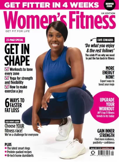 Women’s Fitness UK-女性健身杂志2025.01月号下载订阅-易外刊-英语外刊杂志电子版PDF下载网站