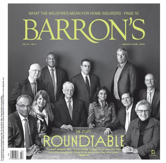 Barron’s Magazine-巴伦周刊2025.01.13期下载电子版PDF网盘杂志订阅-易外刊-英语外刊杂志电子版PDF下载网站